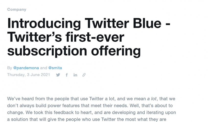 有料版「Twitter Blue」がカナダとオーストラリアで提供開始