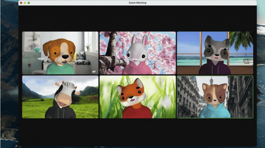 Zoom、会議に動物アバターで参加できる機能をリリース